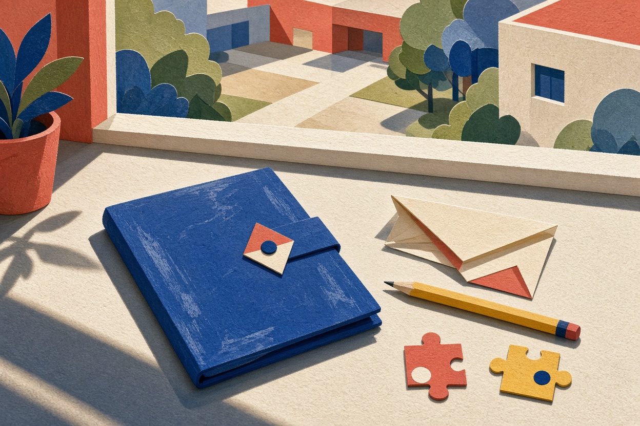 Narrative illustration for The Recess File