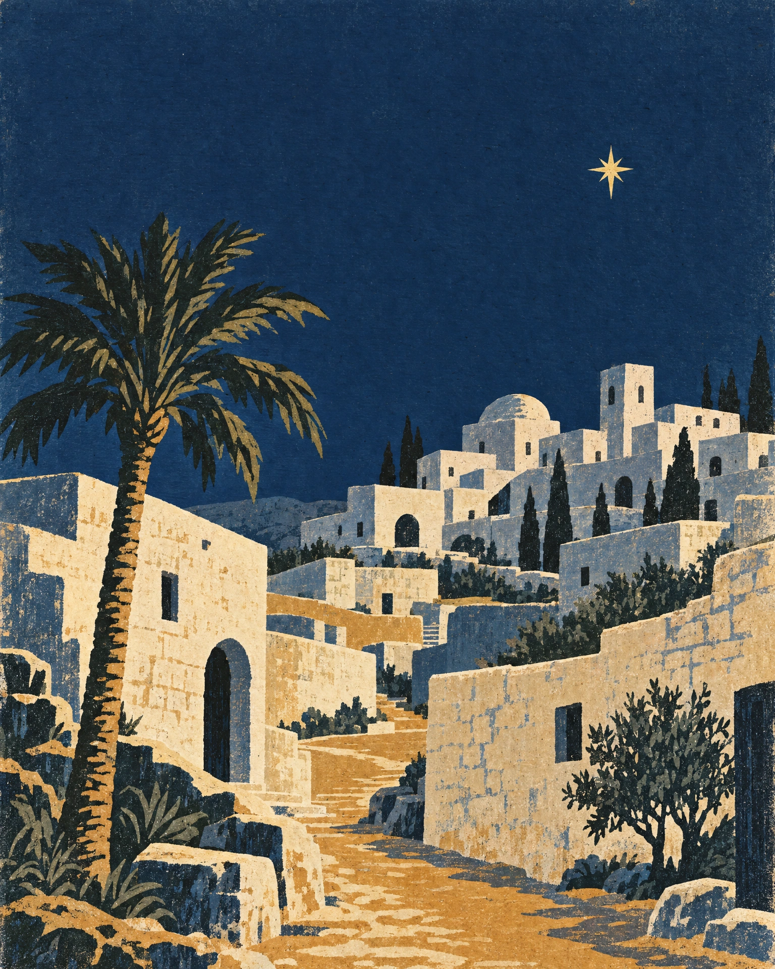 The Road to Bethlehem illustrated game cover