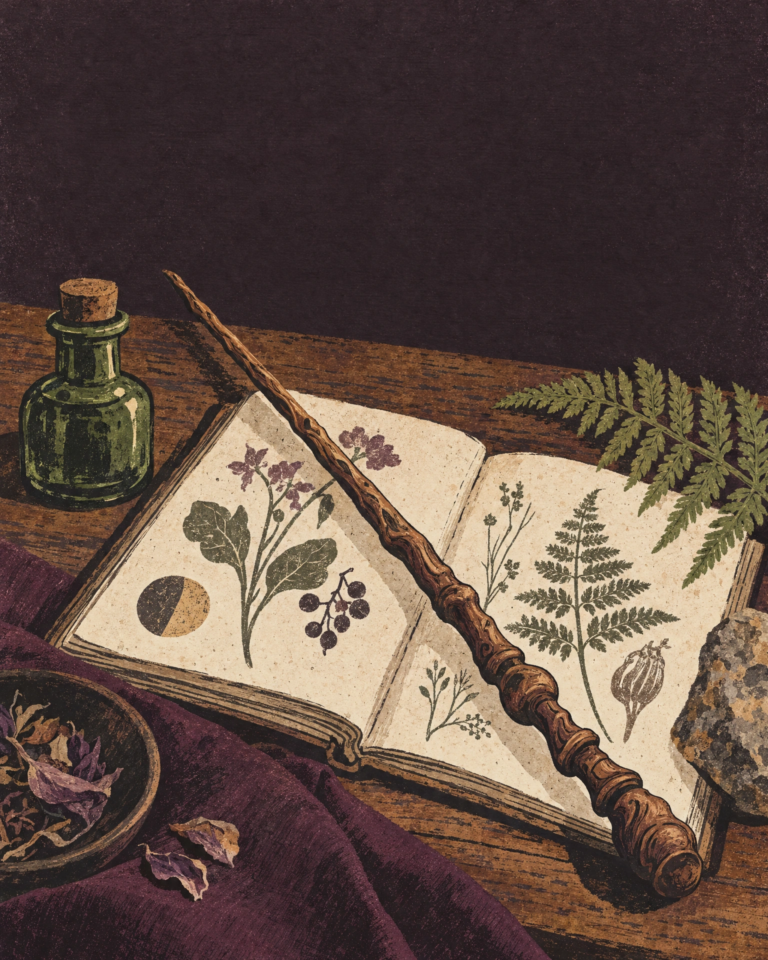 The Wandmaker’s Workshop illustrated game cover